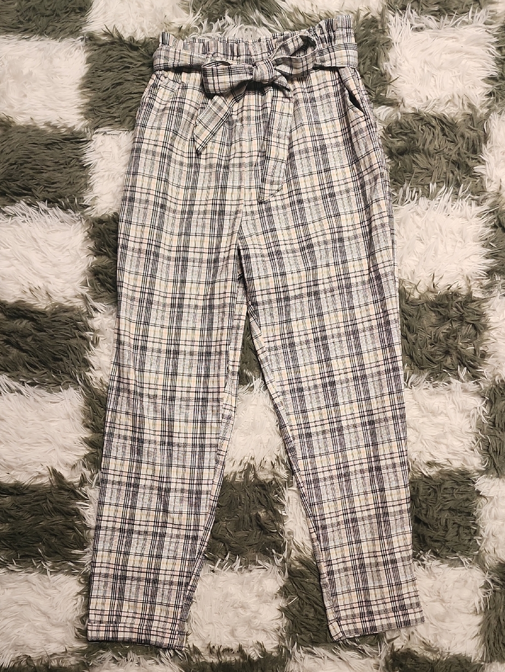 SO Paper Bag Trouser  Ankle Pant